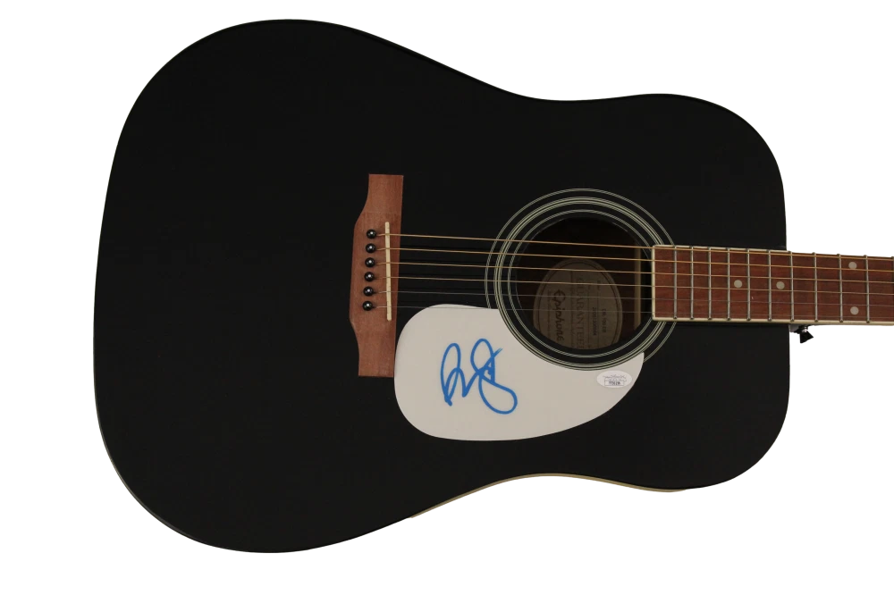 BRAD PAISLEY SIGNED AUTOGRAPH GIBSON EPIPHONE ACOUSTIC GUITAR - RARE W/ JSA COA