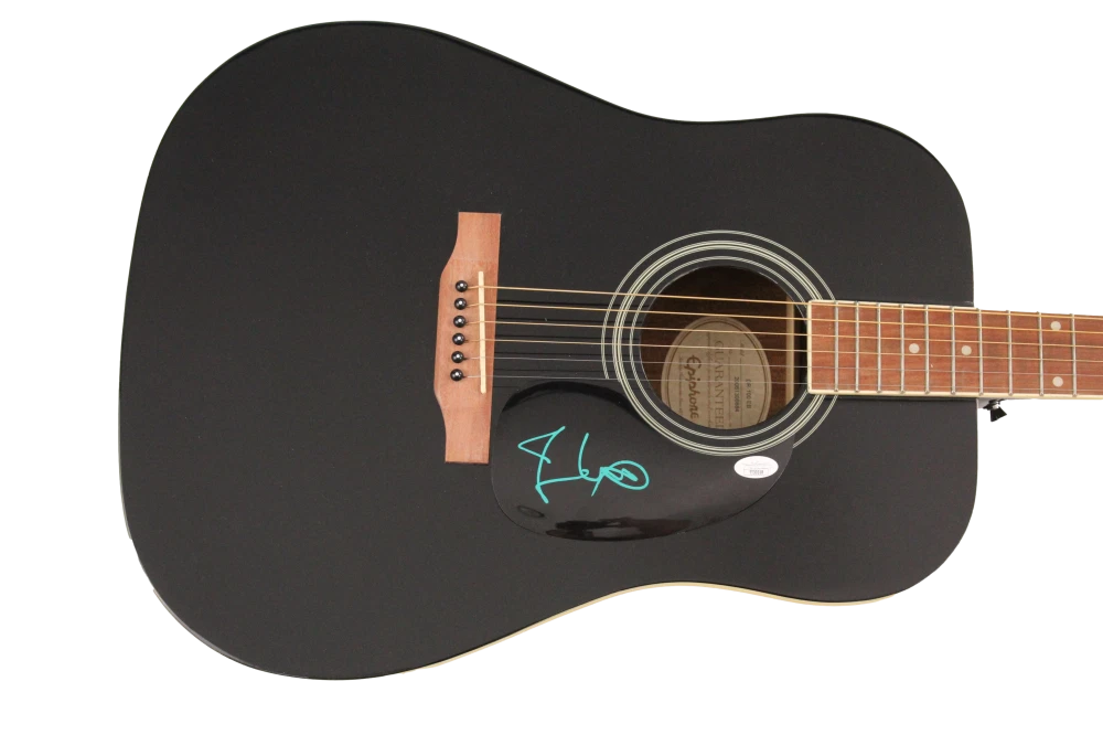 JIM CUDDY SIGNED AUTOGRAPH GIBSON EPIPHONE ACOUSTIC GUITAR - BLUE RODEO JSA COA