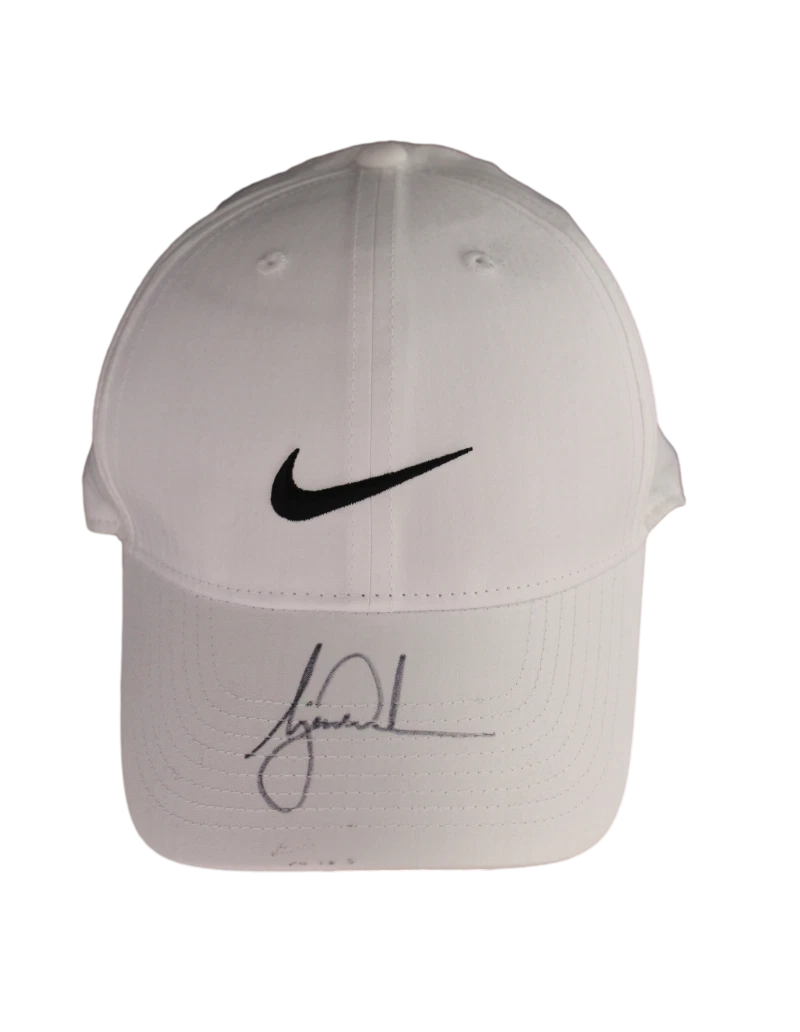 TIGER WOODS SIGNED AUTOGRAPH TW NIKE HAT - GOLF GOAT MASTERS CHAMPION W/ JSA COA