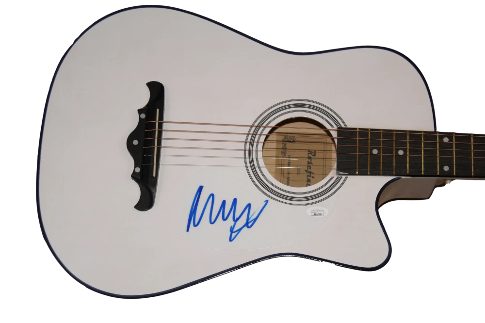 MARCUS MUMFORD SIGNED AUTOGRAPH FULL SIZE ACOUSTIC GUITAR - & SONS BABEL JSA COA
