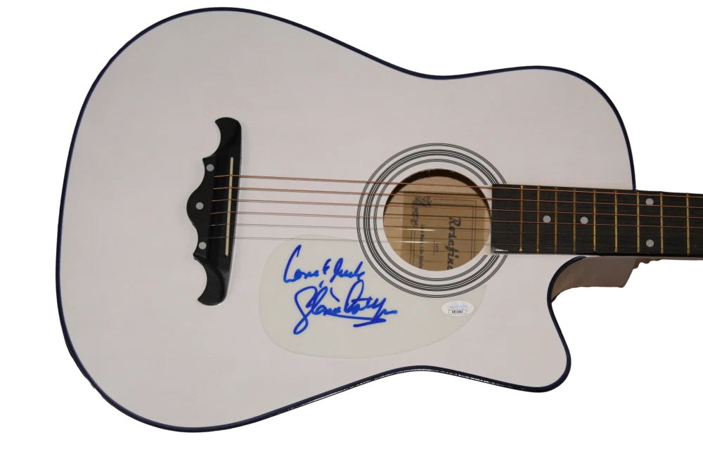 GLORIA ESTEFAN SIGNED AUTOGRAPH FULL SIZE ACOUSTIC GUITAR RARE! W/ JSA COA
