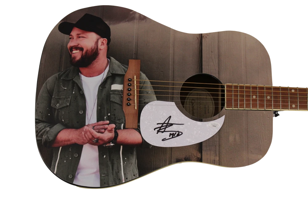 MITCHELL TENPENNY SIGNED AUTOGRAPH CUSTOM GIBSON EPIPHONE ACOUSTIC GUITAR JSA