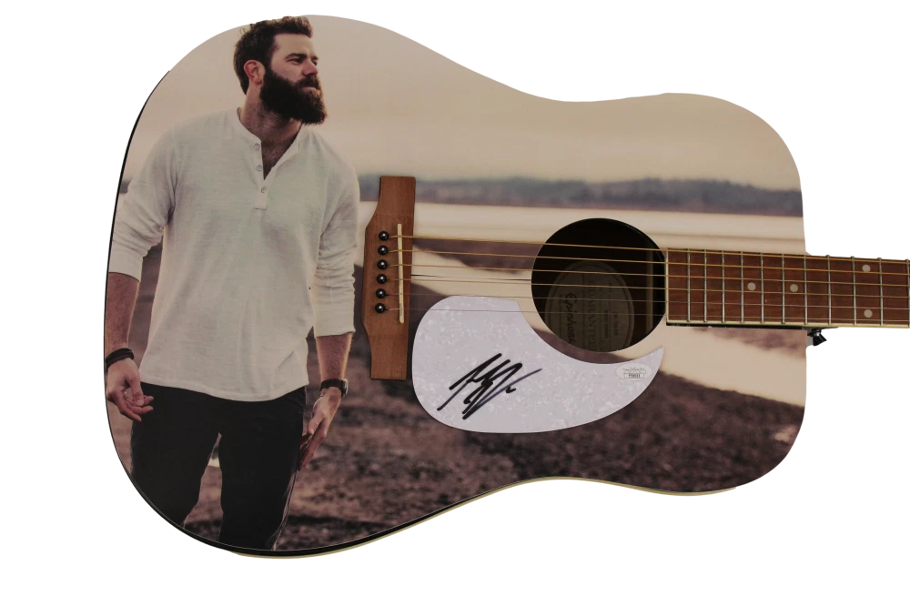 JORDAN DAVIS SIGNED AUTOGRAPH CUSTOM GIBSON EPIPHONE ACOUSTIC GUITAR 1/1 JSA COA