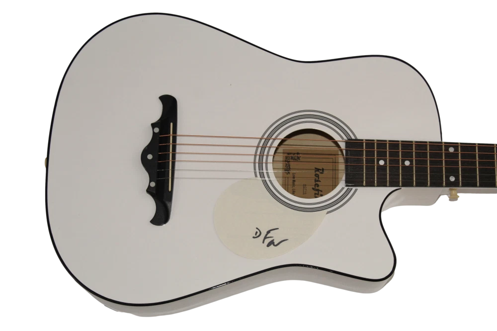 DONALD FAGEN SIGNED AUTOGRAPH FULL SIZE ACOUSTIC GUITAR - STEELY DAN W/ JSA COA