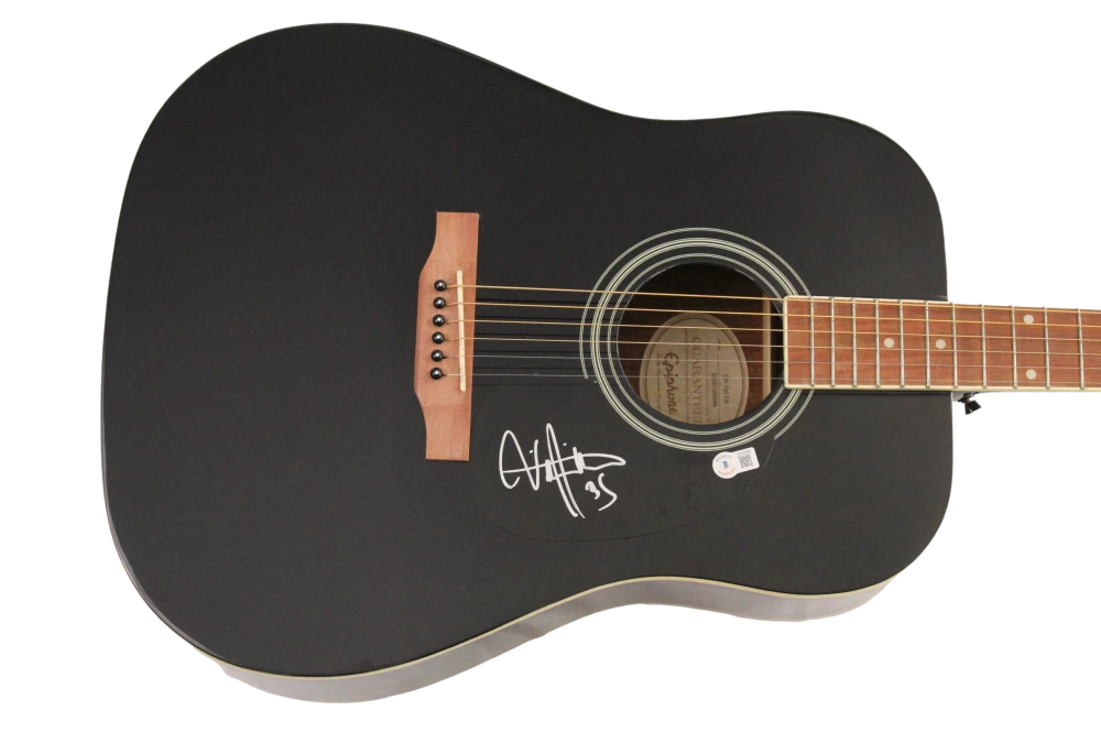 BILLY STRINGS SIGNED AUTOGRAPH GIBSON EPIPHONE ACOUSTIC GUITAR - BECKETT COA