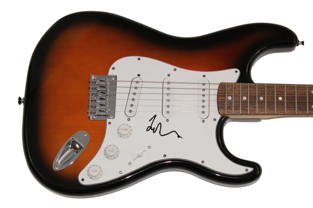 TAYLOR HAWKINS SIGNED AUTOGRAPH FENDER ELECTRIC GUITAR - FOO FIGHTERS w/ JSA