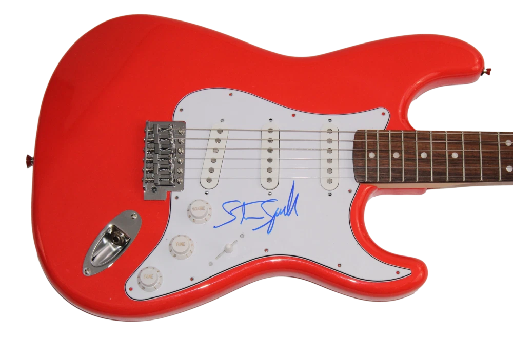 STEVEN SPIELBERG SIGNED AUTOGRAPH FENDER ELECTRIC GUITAR  ET JURASSIC PARK JSA