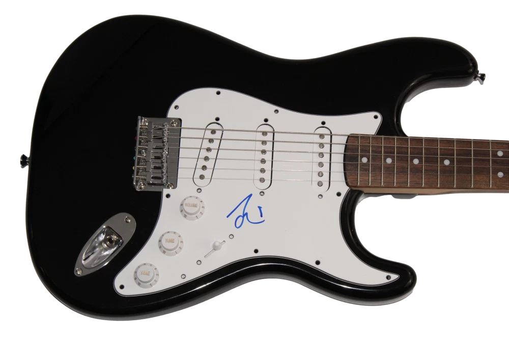 TAYLOR HAWKINS SIGNED AUTOGRAPH FENDER ELECTRIC GUITAR FOO FIGHTERS JSA COA