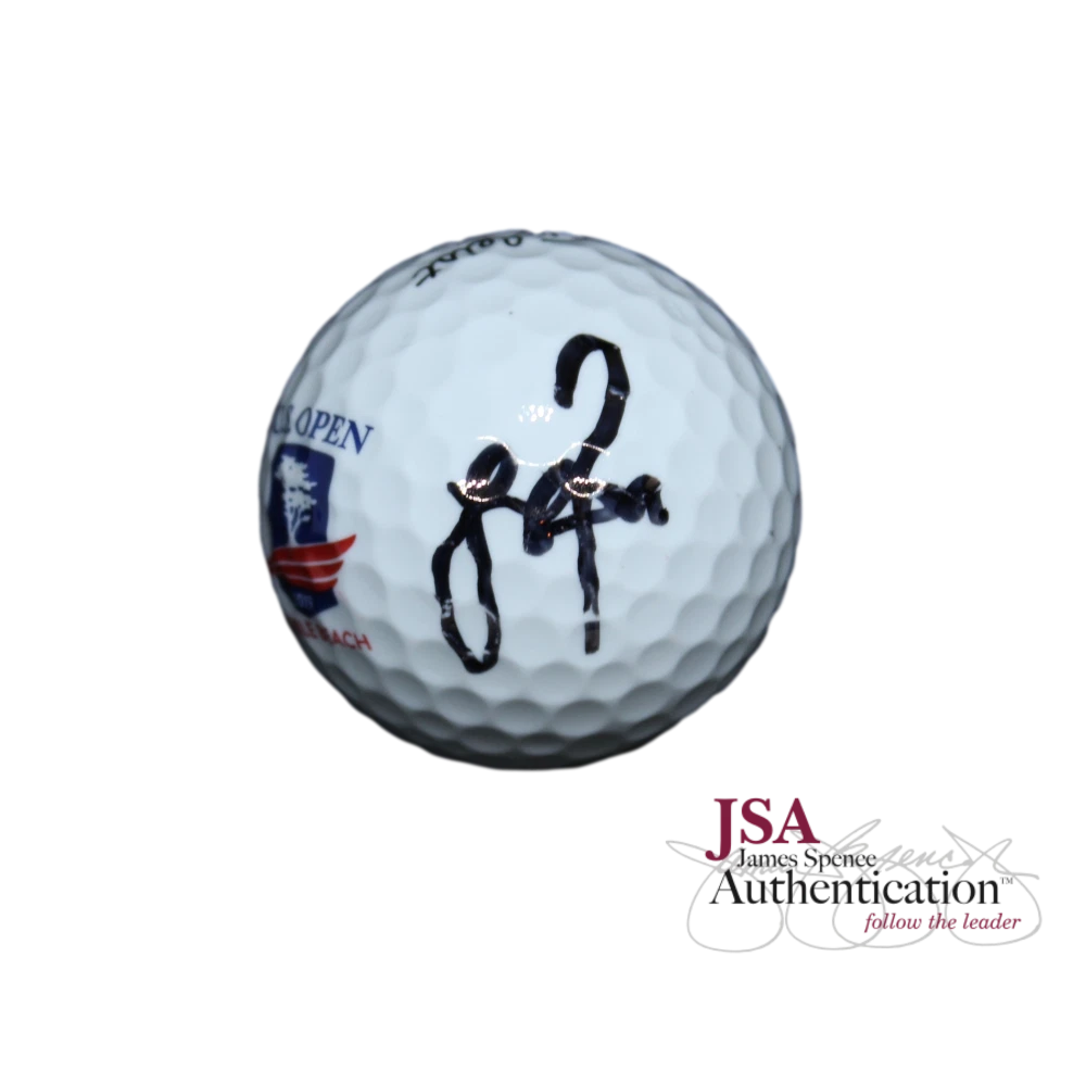 JUSTIN ROSE SIGNED AUTOGRAPH US OPEN CHAMPIONSHIP LOGO GOLF BALL - RARE! JSA COA