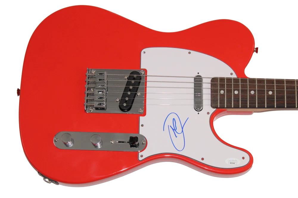 MILEY CYRUS SIGNED AUTOGRAPH FENDER TELECASTER GUITAR BANGERZ BREAKOUT JSA COA