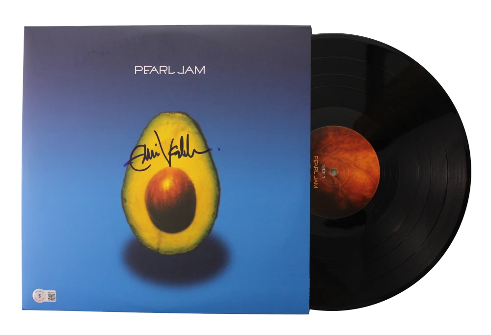 EDDIE VEDDER SIGNED AUTOGRAPH ALBUM VINYL RECORD - PEARL JAM LEGEND BECKETT COA