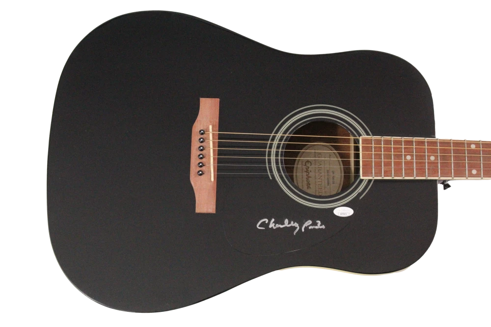 Charley Pride Signed Autograph Full Size Gibson Epiphone Guitar w/ JSA COA