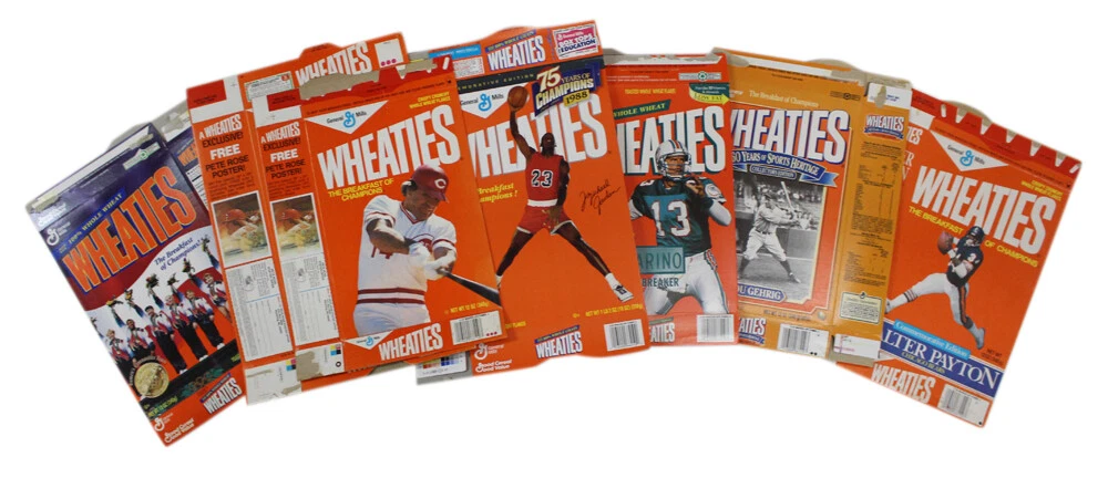 Wheaties Box Cereal Lot Various Styles & Covers As Is Flat Opened 33052