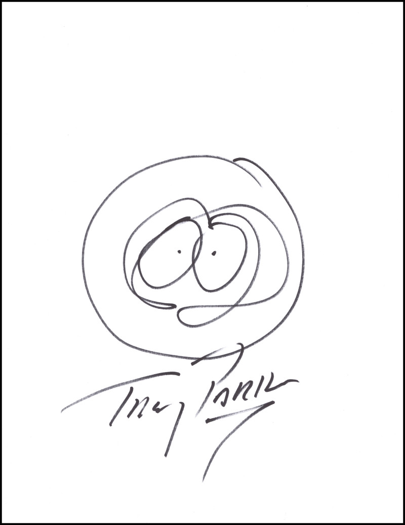 Trey Parker Signed Autograph 11x14 Original Art Sketch  South Park Kenny JSA COA