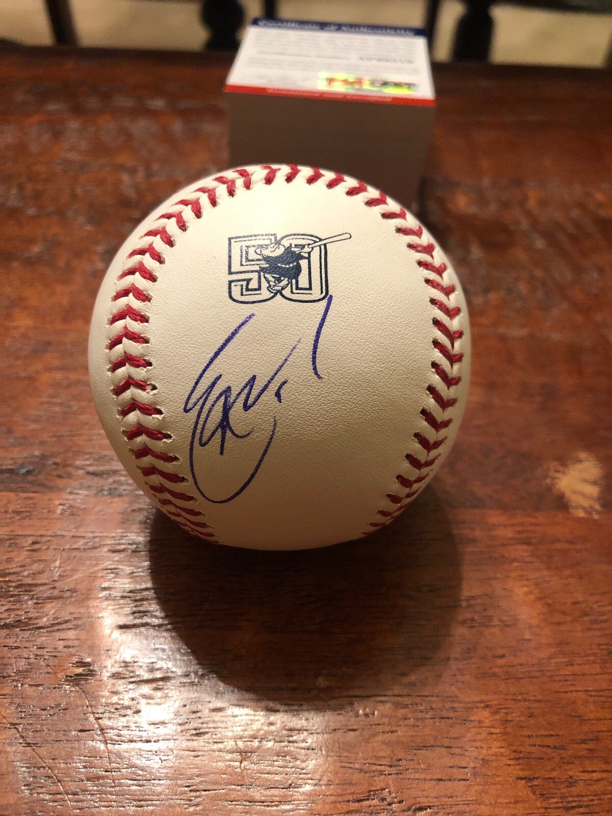 Eric Hosmer Signed Padres 50th Anniversary Baseball PSA DNA Coa Auto San Diego