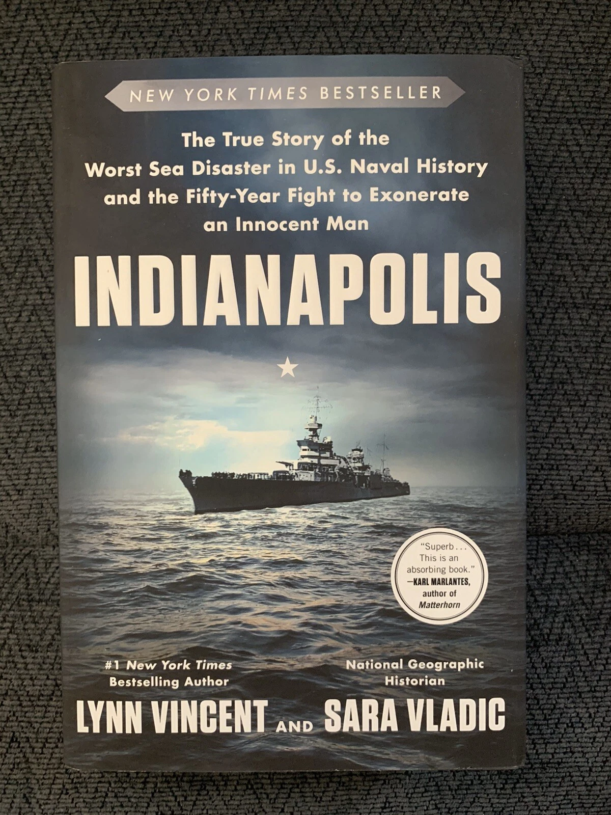 7 USS Indianapolis Survivors Signed Paperback Book World War II