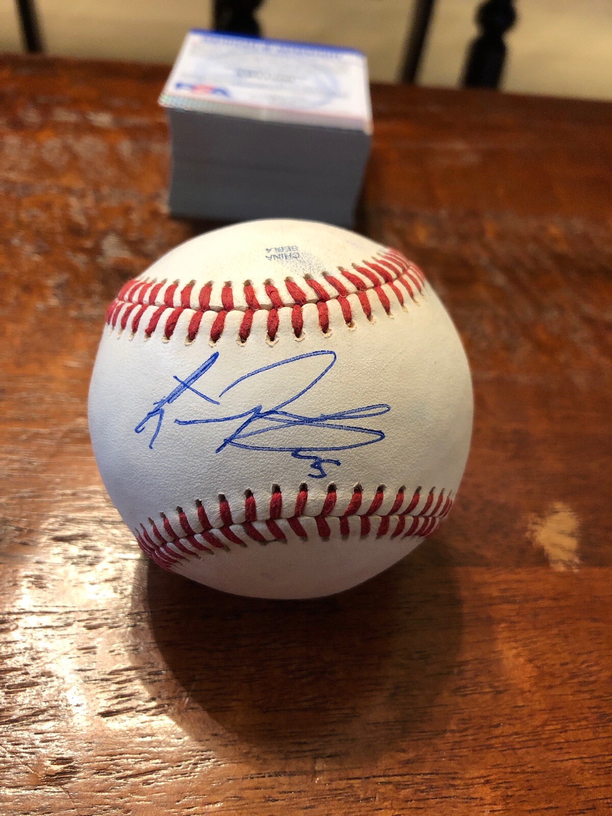 Gregory Polanco Signed Baseball Psa Dna Coa Pittsburgh Pirates Autographed