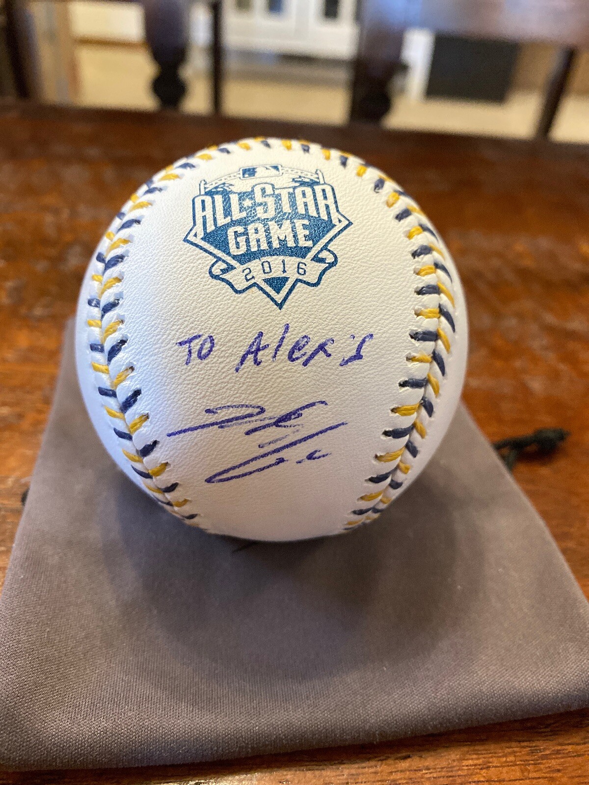 Nolan Arenado Signed 2016 All Star Baseball PSA DNA Coa Colorado Rockies