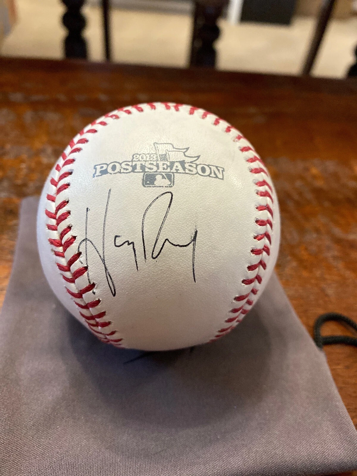 Hanley Ramirez Signed 2013 Postseason Baseball PSA DNA Coa Red Sox Marlins