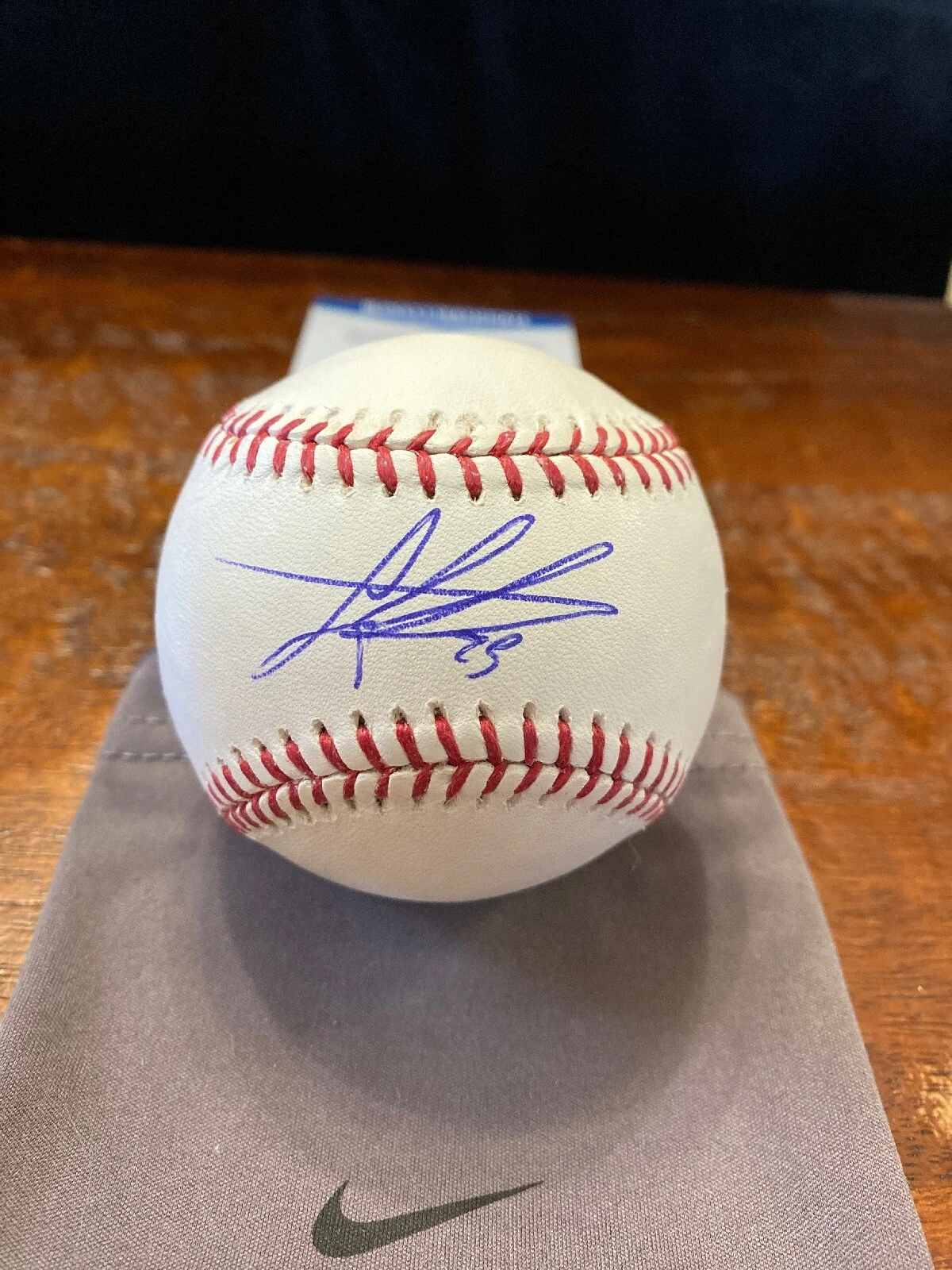 Gregory Polanco Signed Official Major League Baseball Beckett BAS Coa Pirates