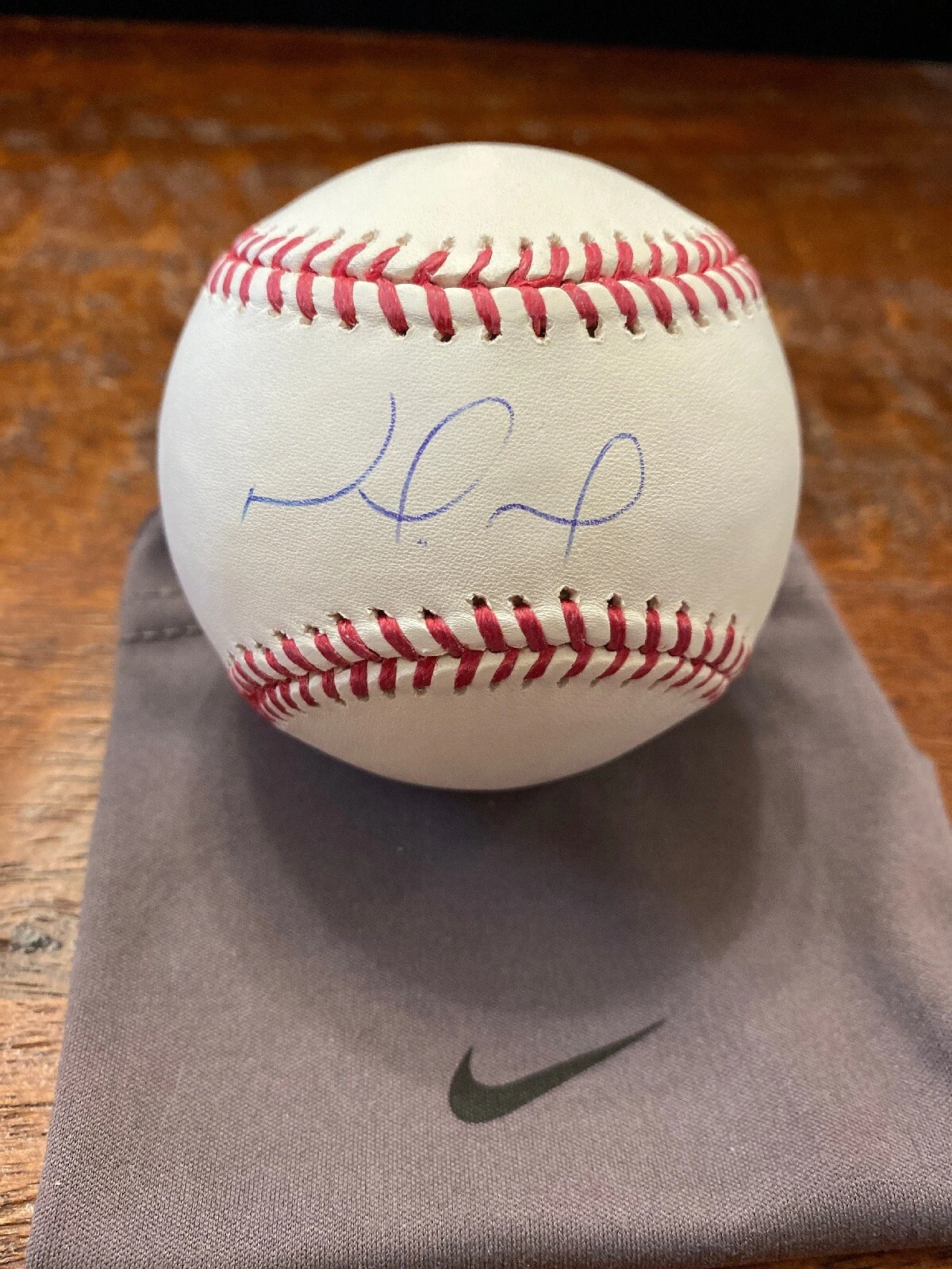 Nomar Mazara Signed Official Major League Baseball MLB Coa White Sox Rangers