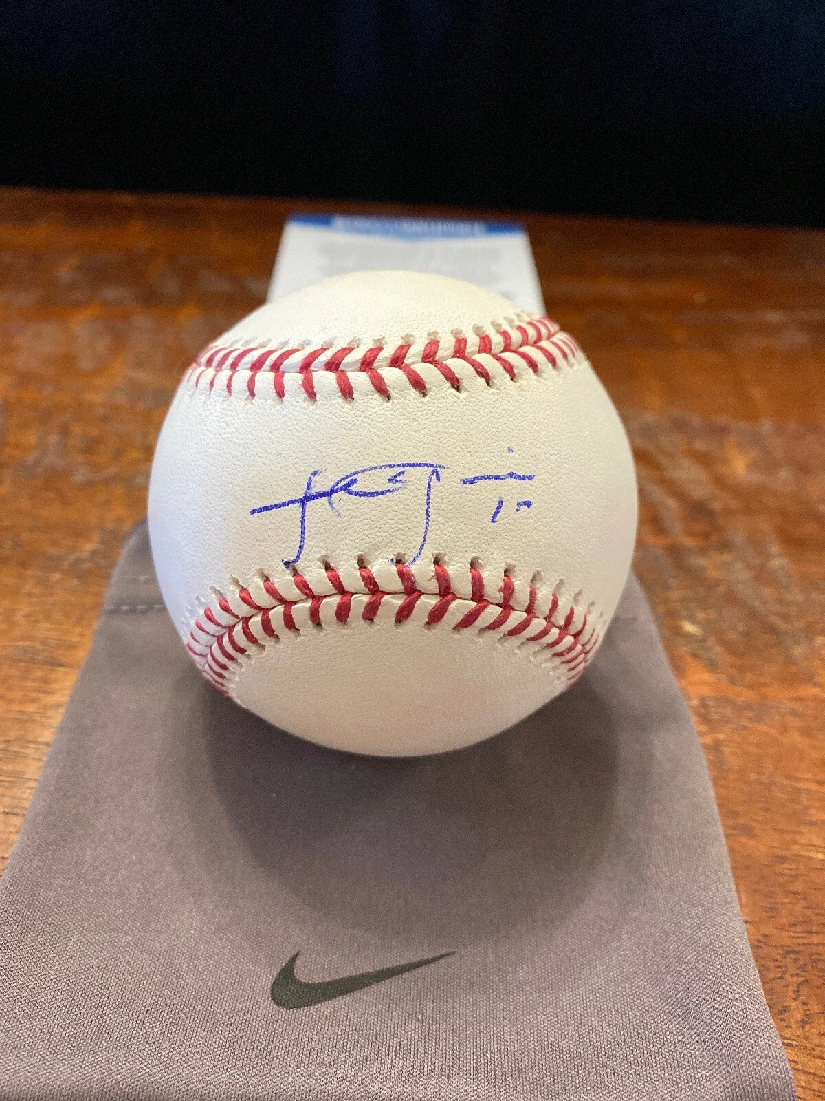 Jose Berrios Signed Official Major League Baseball Beckett BAS Coa Twins