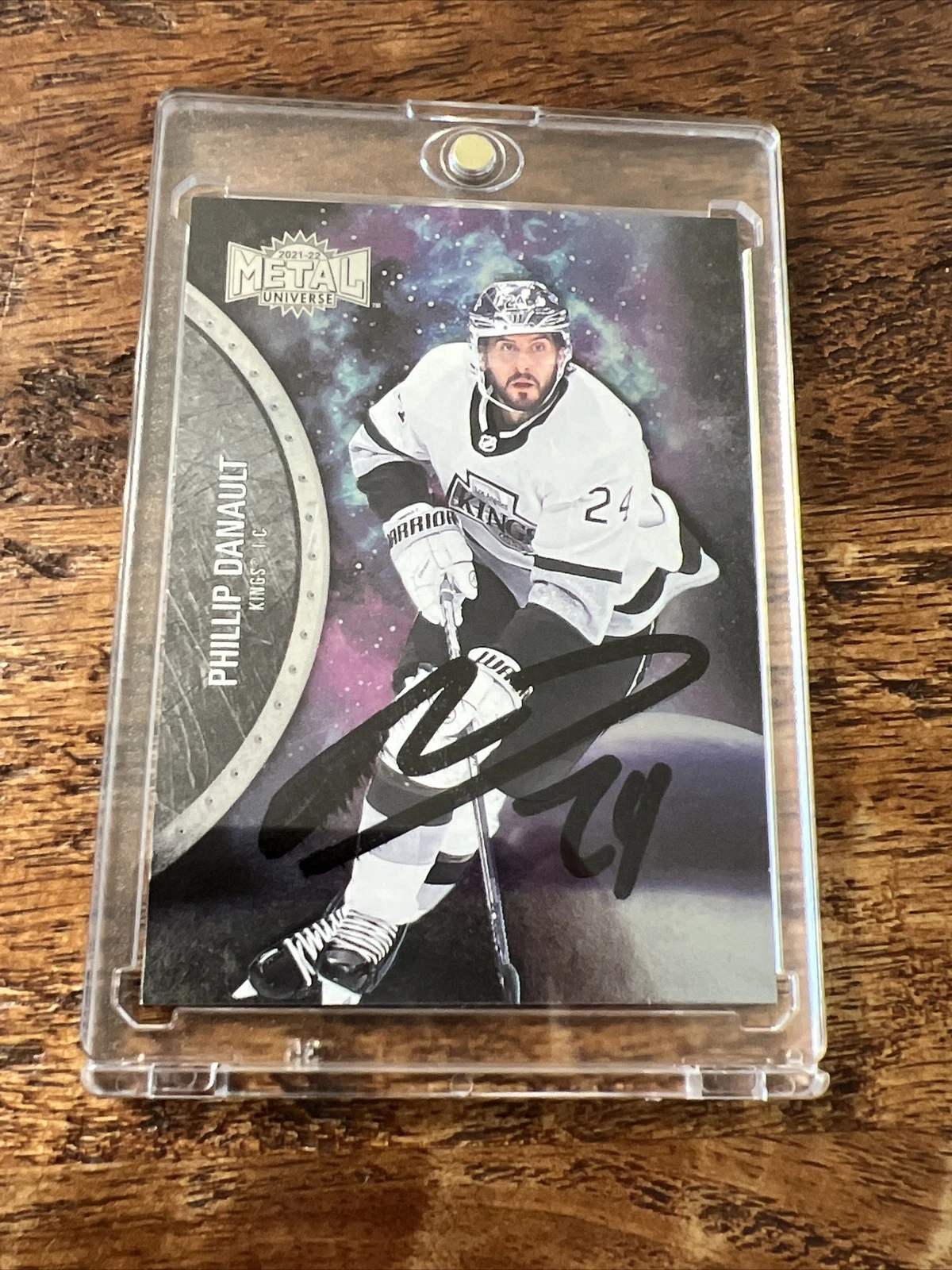 Phillip Danault IP Signed Skybox Metal Card PSA DNA  Autographed Kings