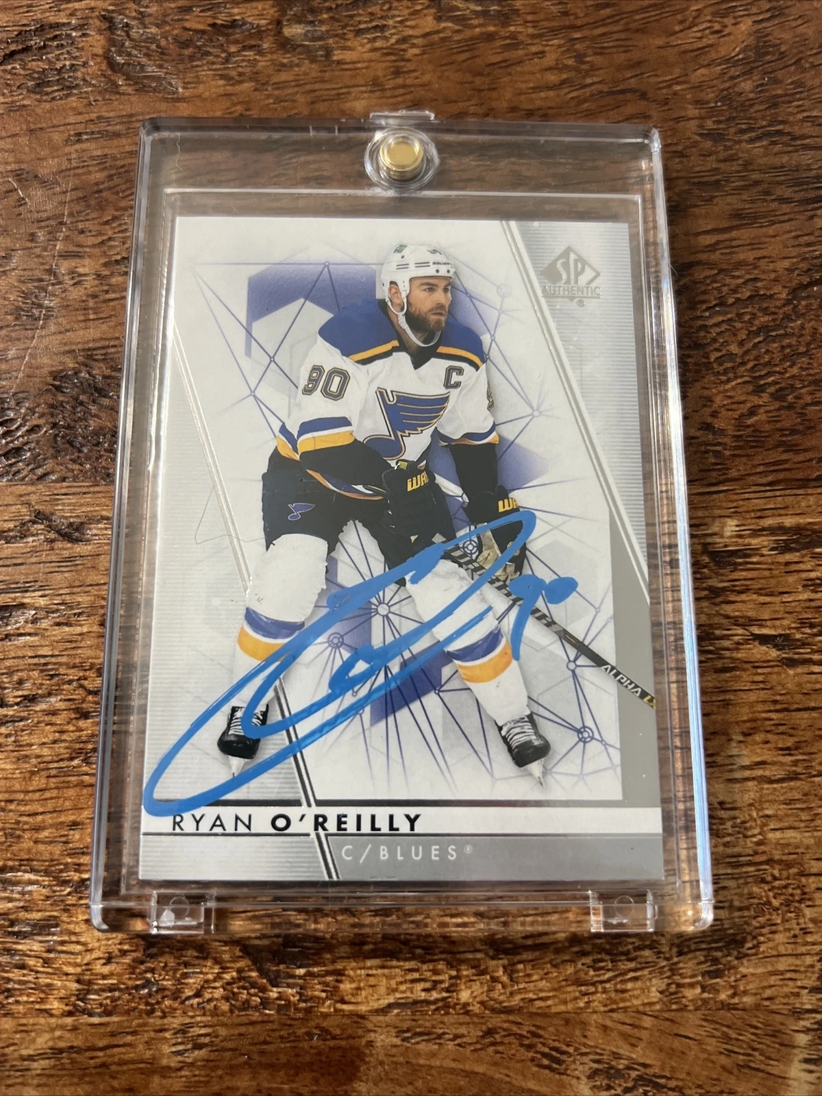 Ryan O'Reilly IP Signed Upper Deck SP Authentic Card PSA DNA Autographed Blues
