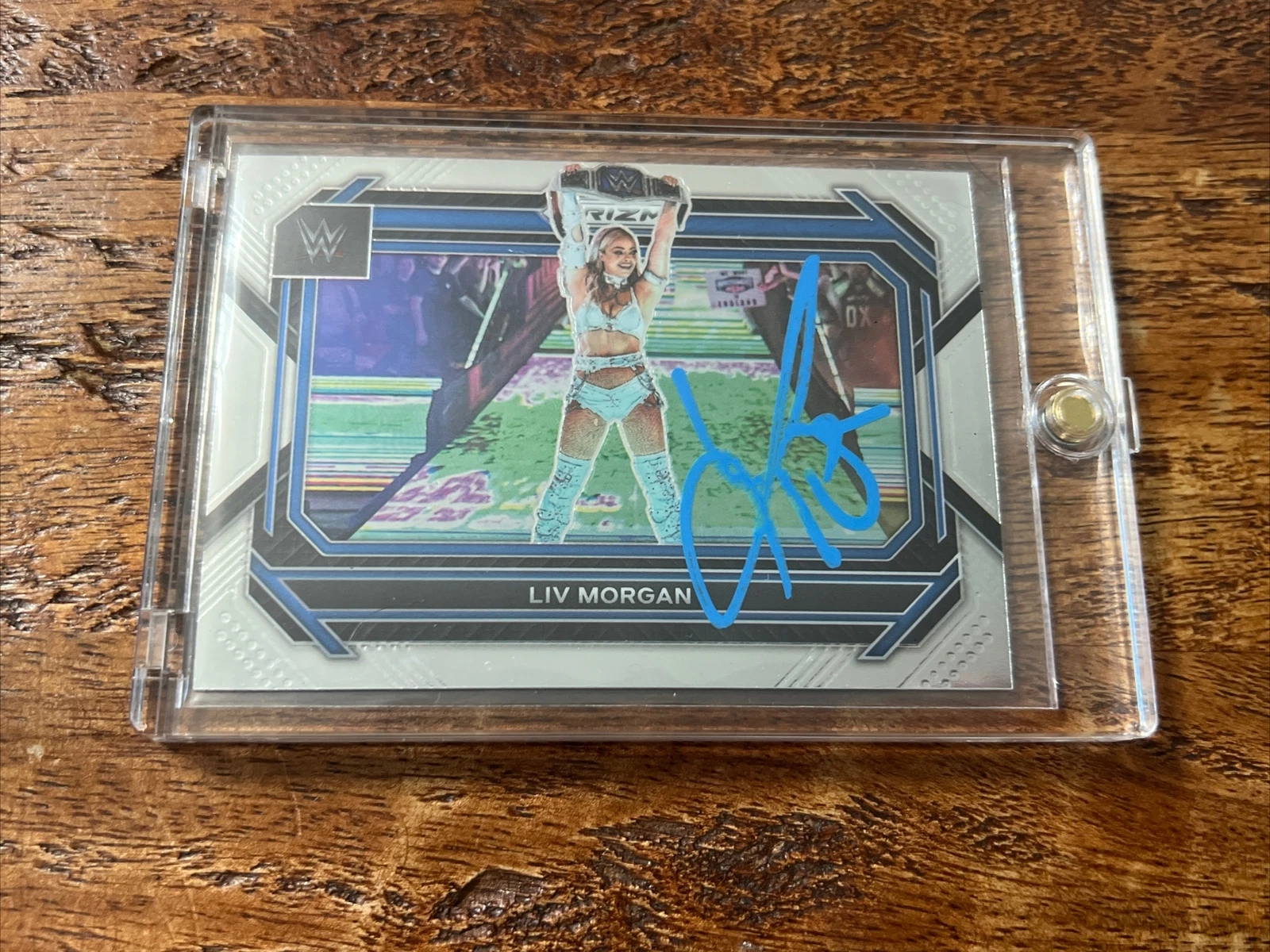 Liv Morgan IP Signed Prizm Card Psa Dna Autographed WWE