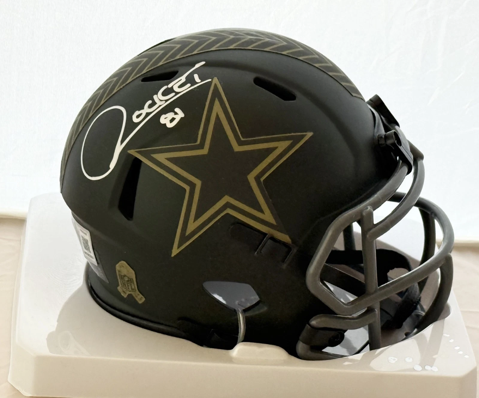 Rocket Ismail signed Dallas Cowboys STS mini helmet autographed Beckett Witness