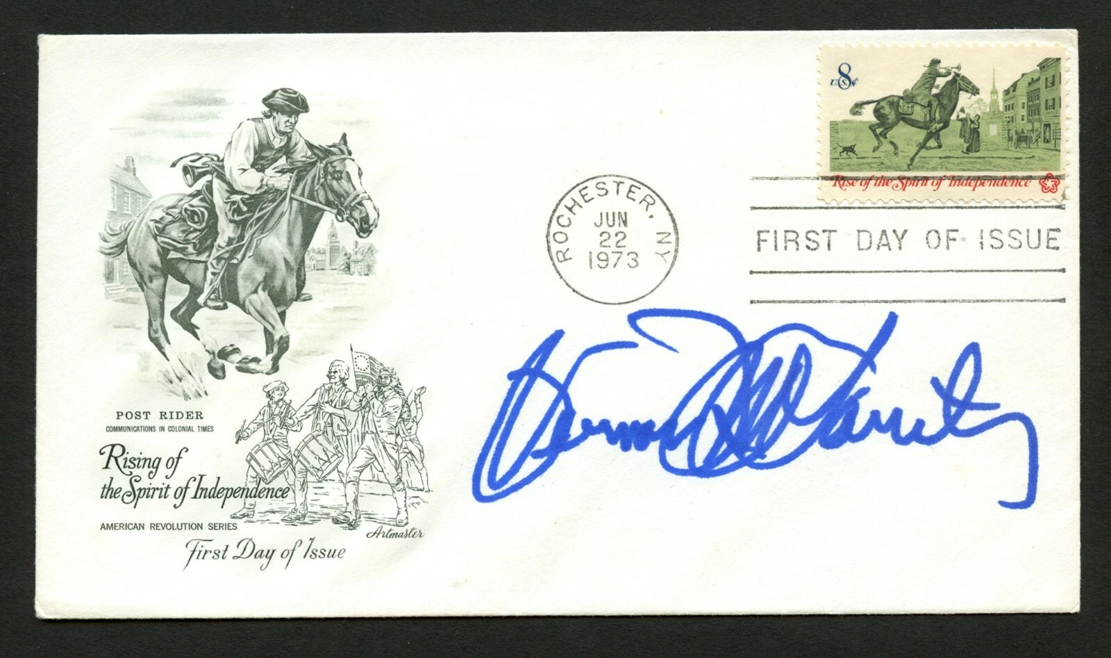Vernon McGarity d.2013 signed autograph auto FDC cover Military personnel PC220