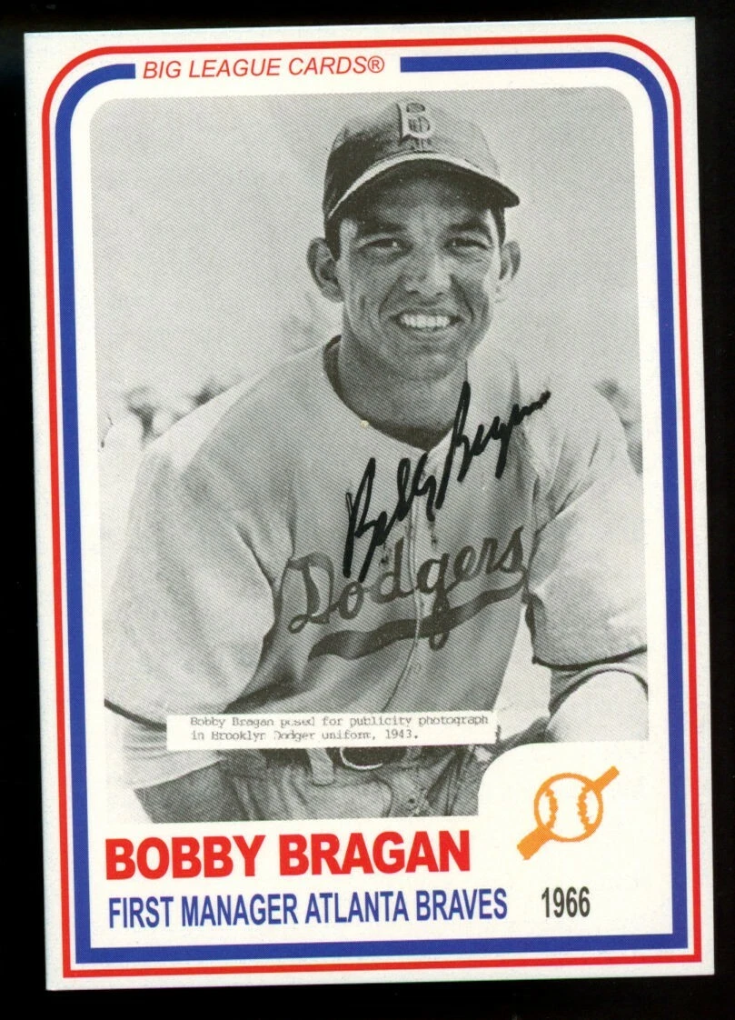 Bobby Bragan #12 0357-04 signed autograph auto Big League Cards Baseball Card ~