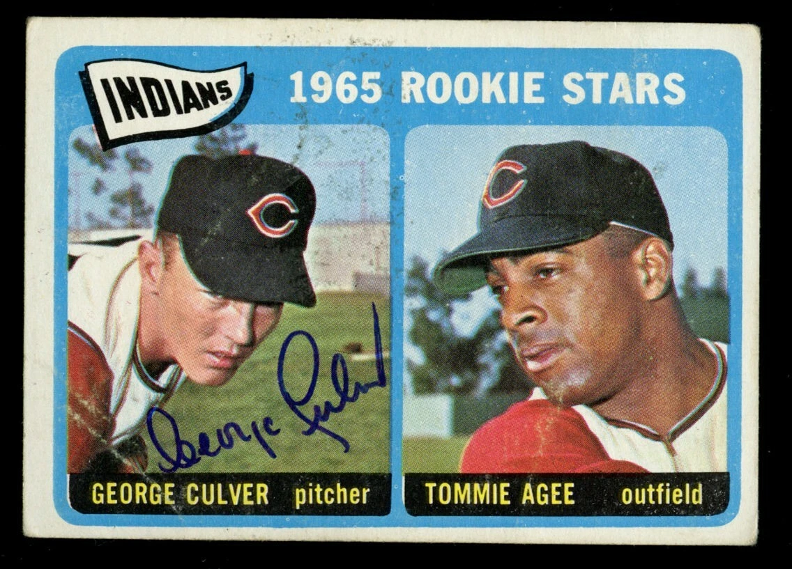 George Culver #166 signed autograph auto 1965 Topps Baseball Trading Card