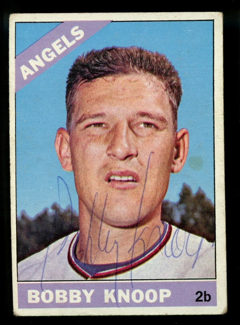 Bobby Knoop #280 signed autograph auto 1966 Topps Baseball Trading Card