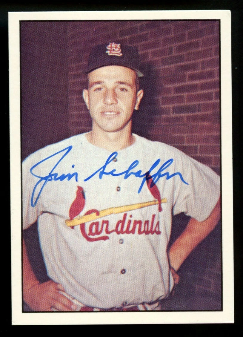 Jim Schaffer #0169 signed autograph auto 1978 TCMA Baseball Trading Card