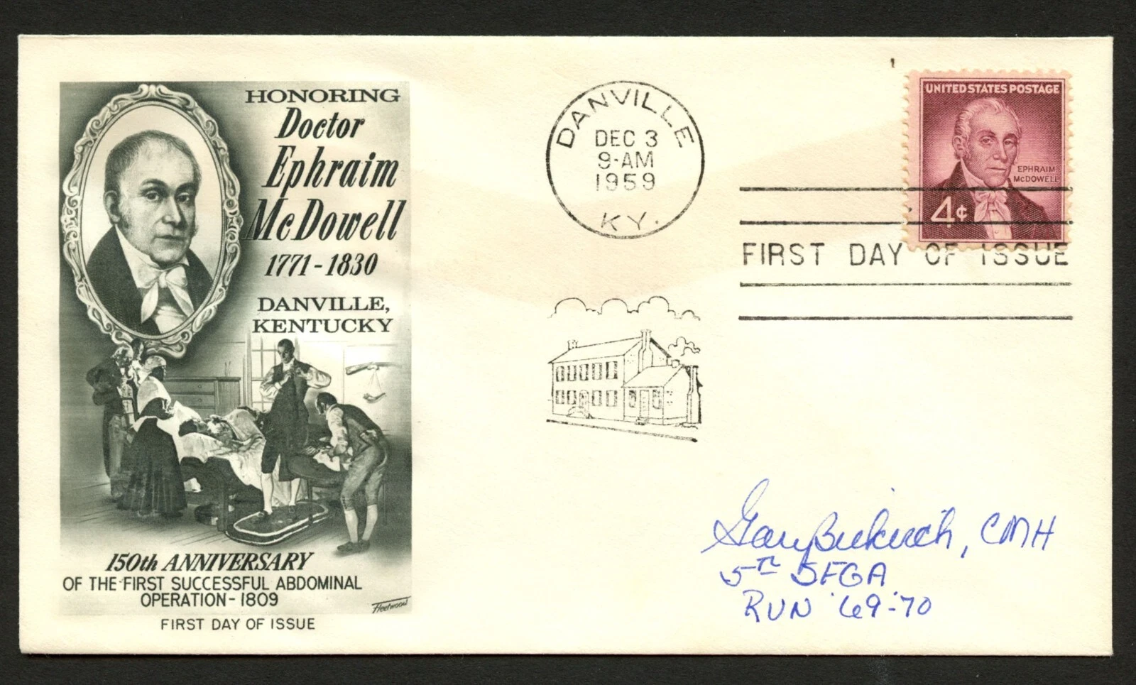 Gary Beikrich d2021 signed autograph FDC Medal of Honor Recipient Army Vietnam
