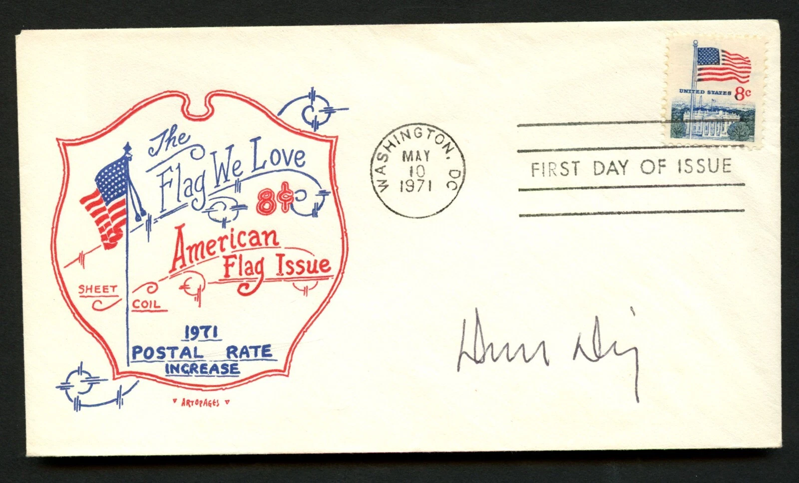 Drew Dix signed autograph auto FDC Medal of Honor Recipient US Army Vietnam