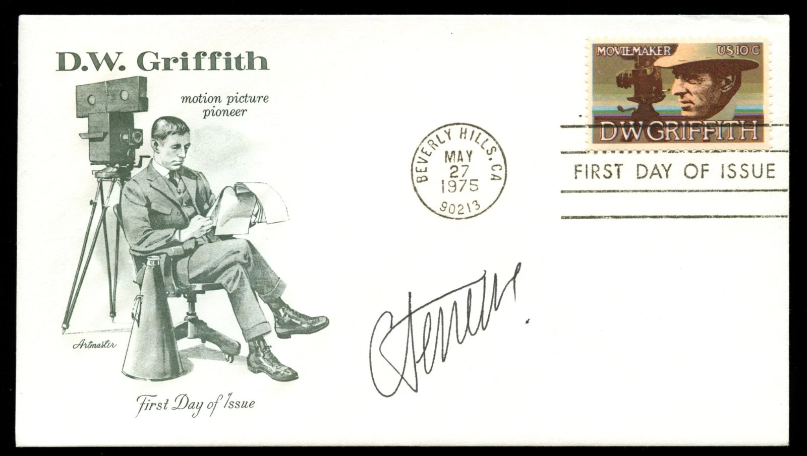 Catherine Deneuve signed autograph Postal Cover FDC Actress The Last Metro BAS