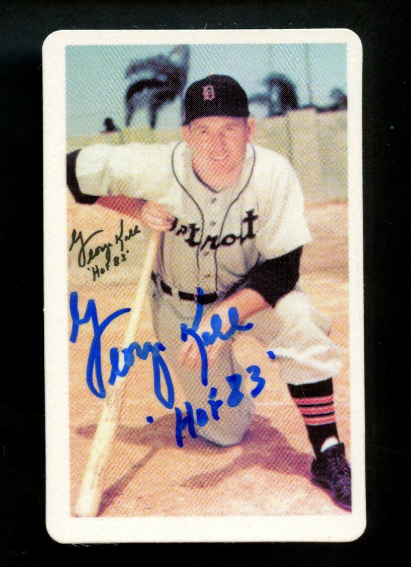 George Kell signed autograph auto 2003 Pocket Calendar Hall of Fame 1983