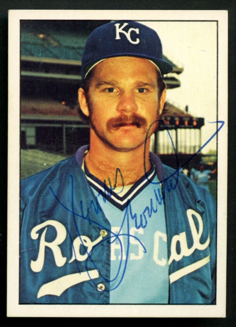 Dennis Leonard #164 signed autograph auto SSPC 1975 Kansas City Royals Card