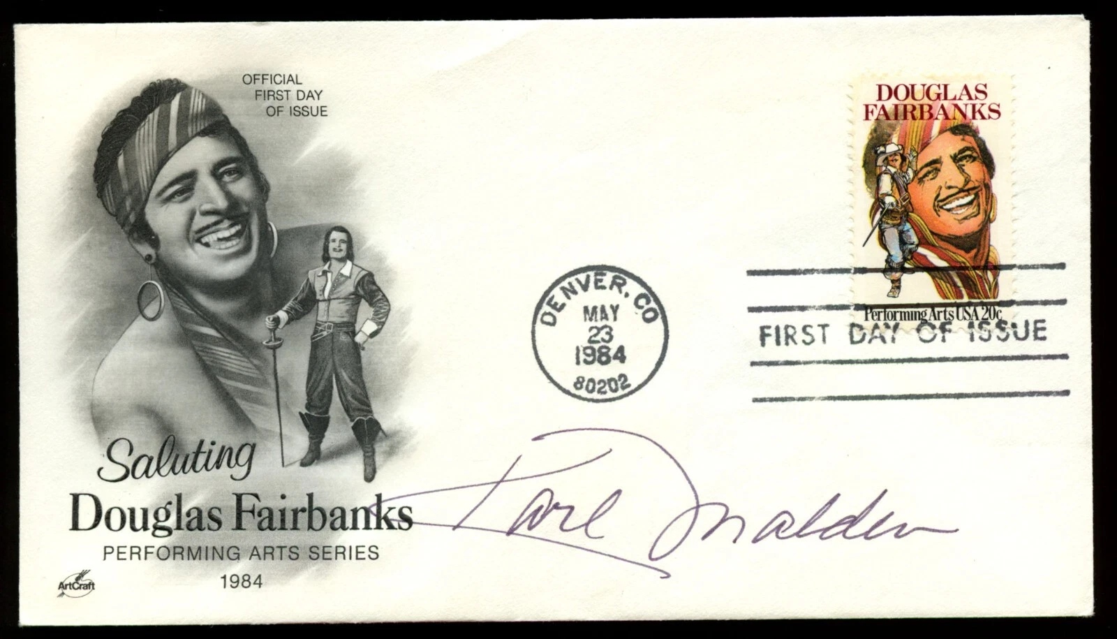 Karl Malden d2009 signed autograph Postal Cover FDC A Streetcar Named Desire BAS