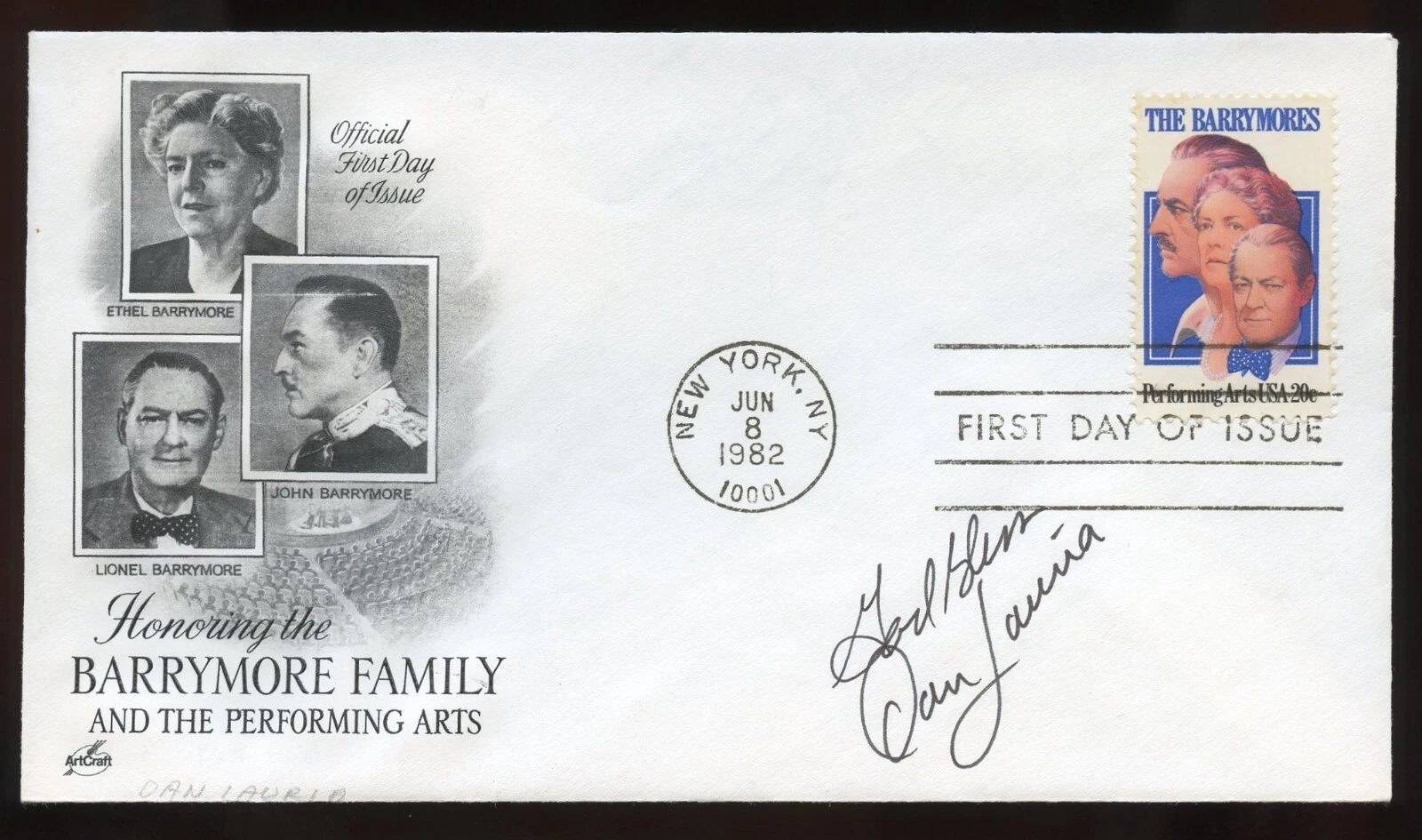 Dan Lauria signed autograph American Actor Jack Arnold in The Wonder Years FDC