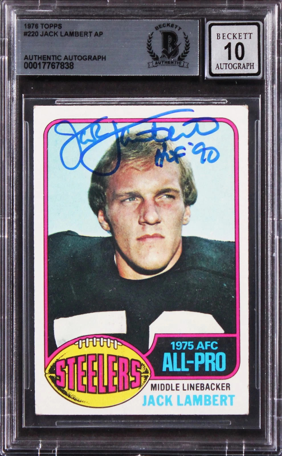 Steelers Jack Lambert 
