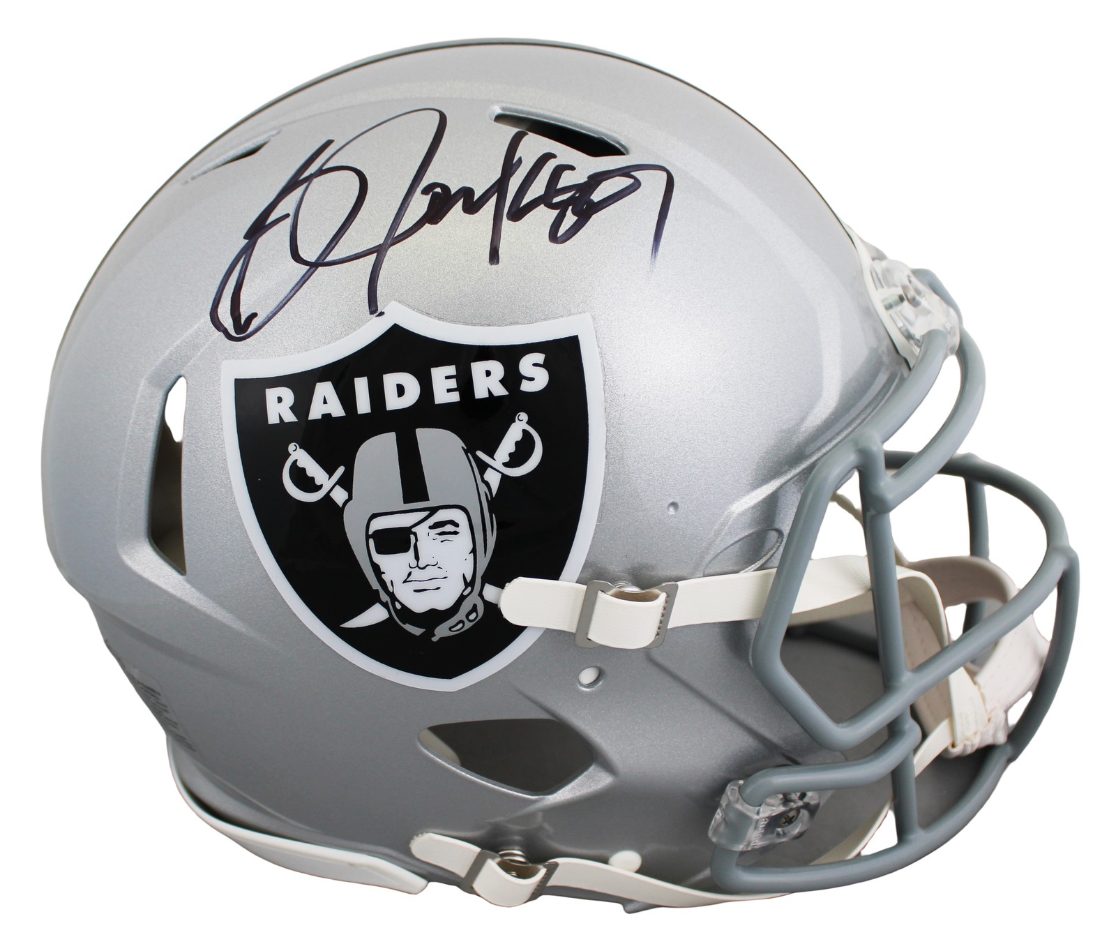 Raiders Bo Jackson Authentic Signed Full Size Speed Proline Helmet BAS Witnessed