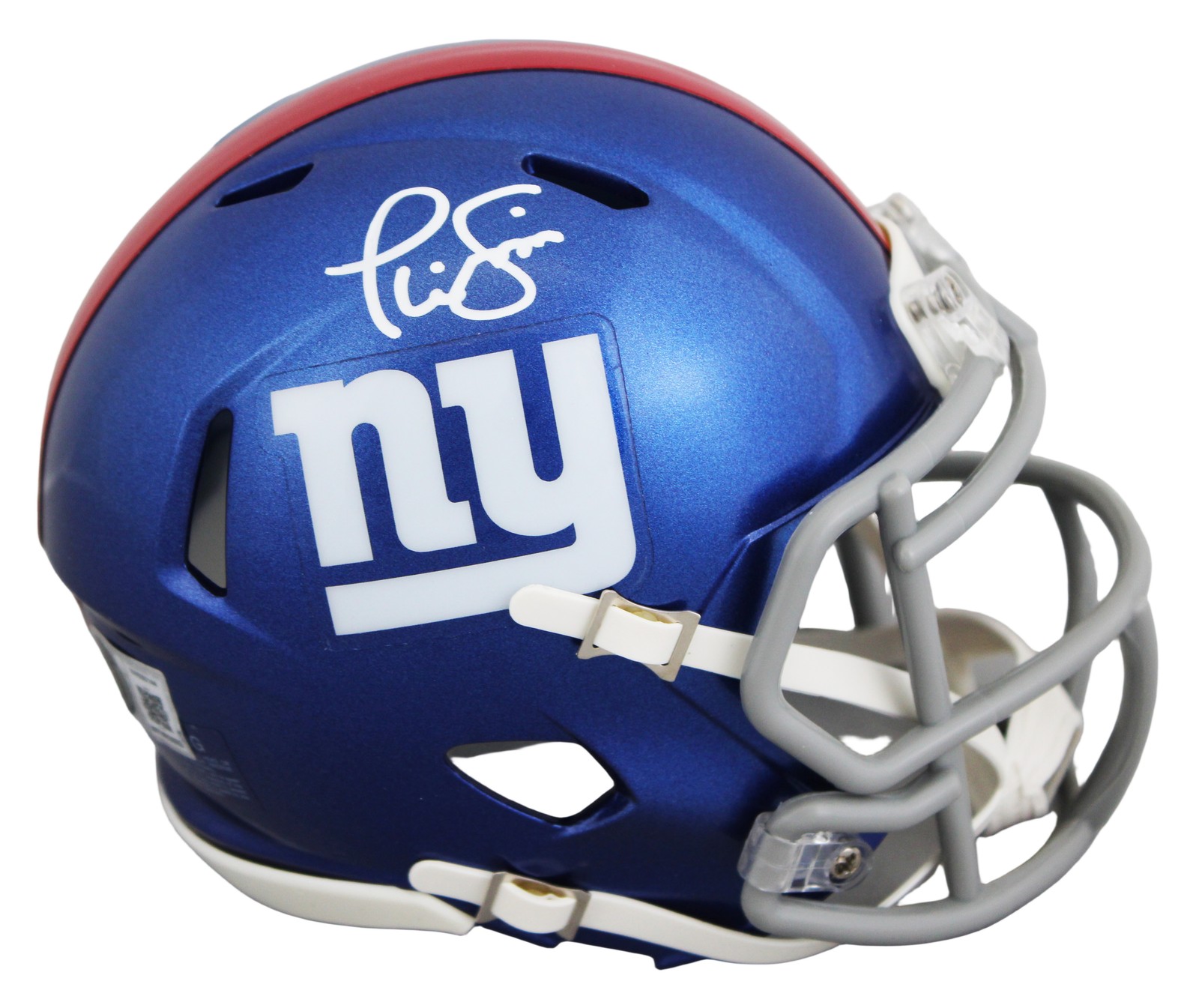 Giants Phil Simms Authentic Signed Speed Mini Helmet Autographed BAS Witnessed