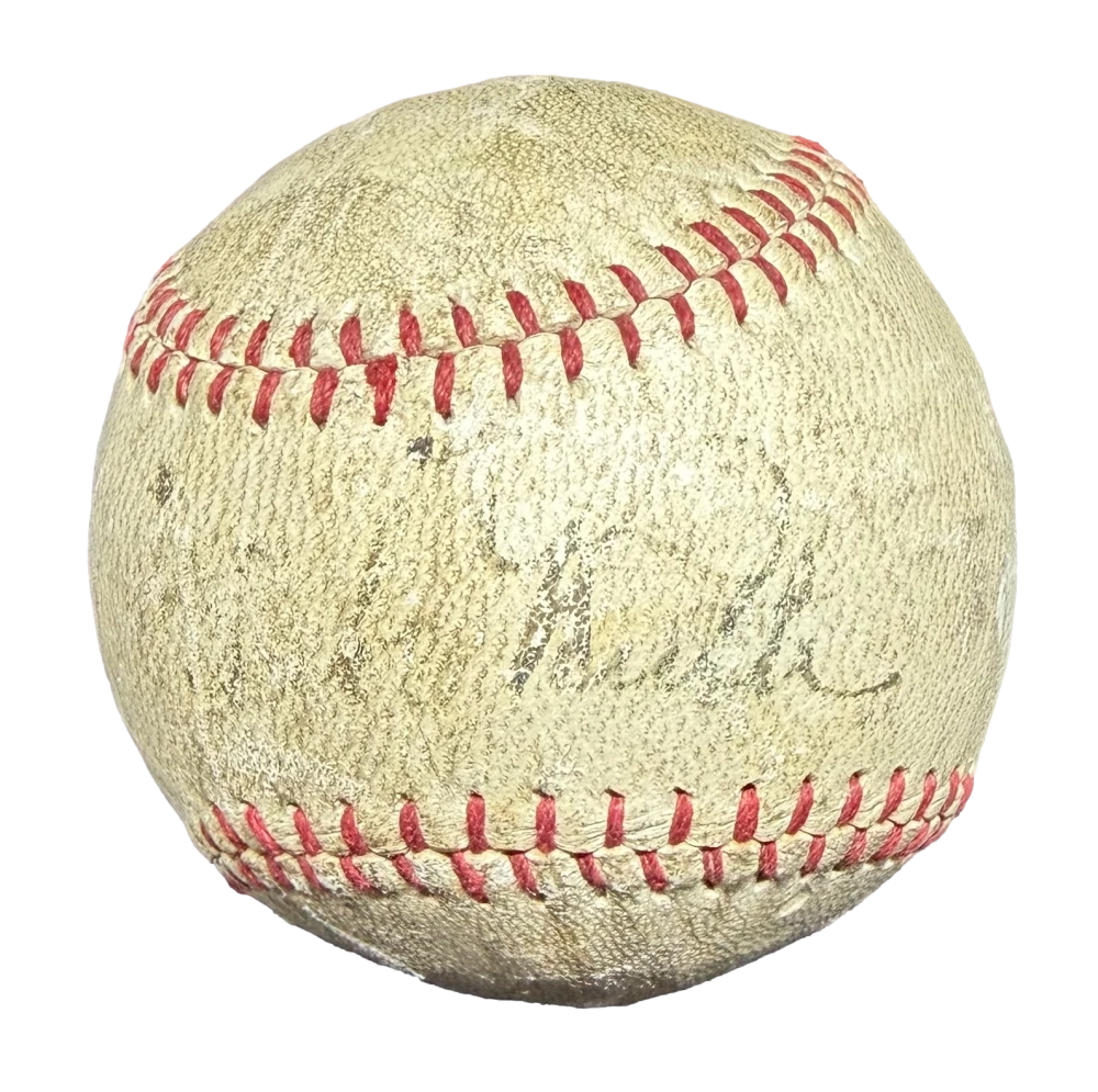 Babe Ruth Signed Autograph Junior League Baseball Ball Yankees w/ Beckett COA