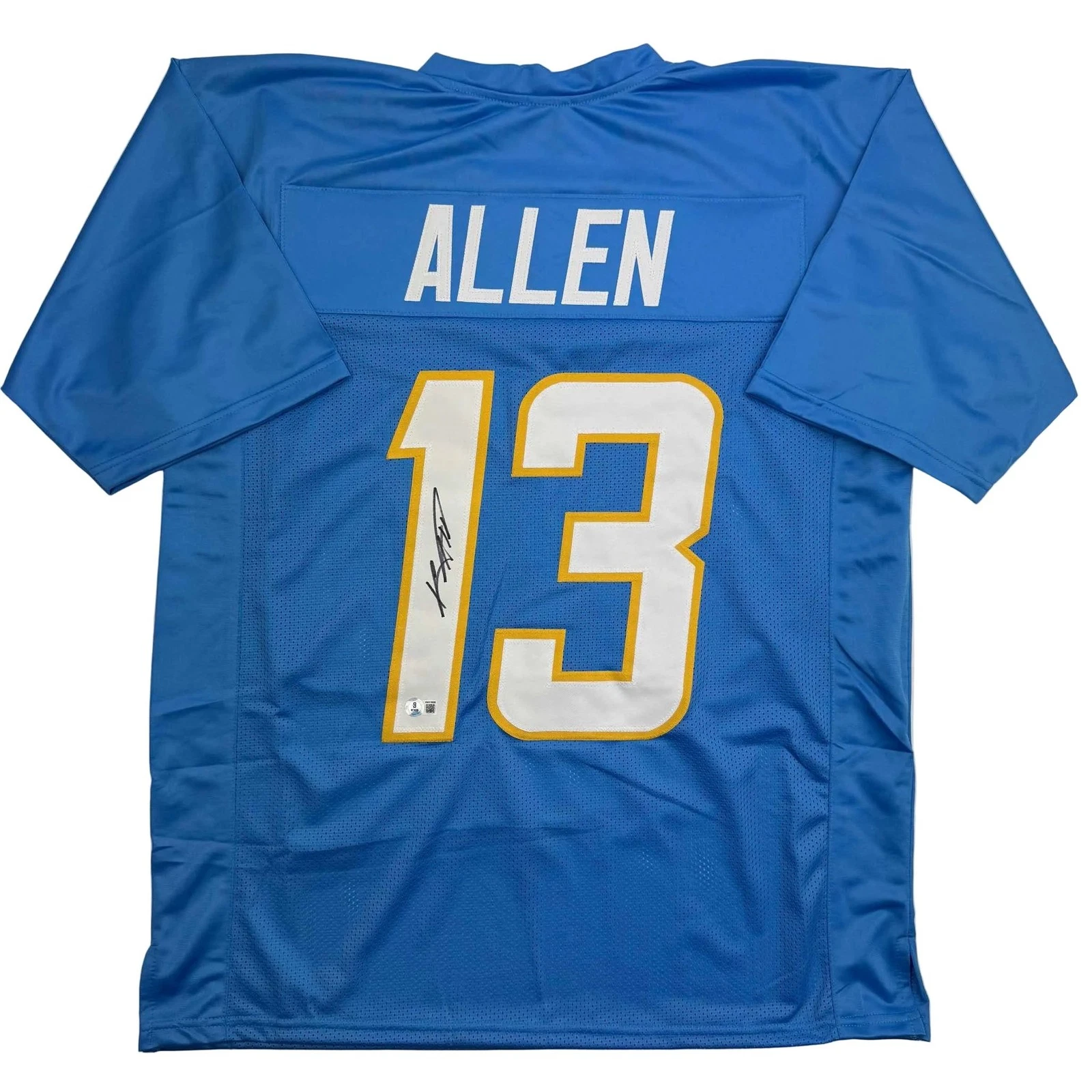 Autographed/Signed Keenan Allen Los Angeles LA Powder Blue Jersey BAS COA
