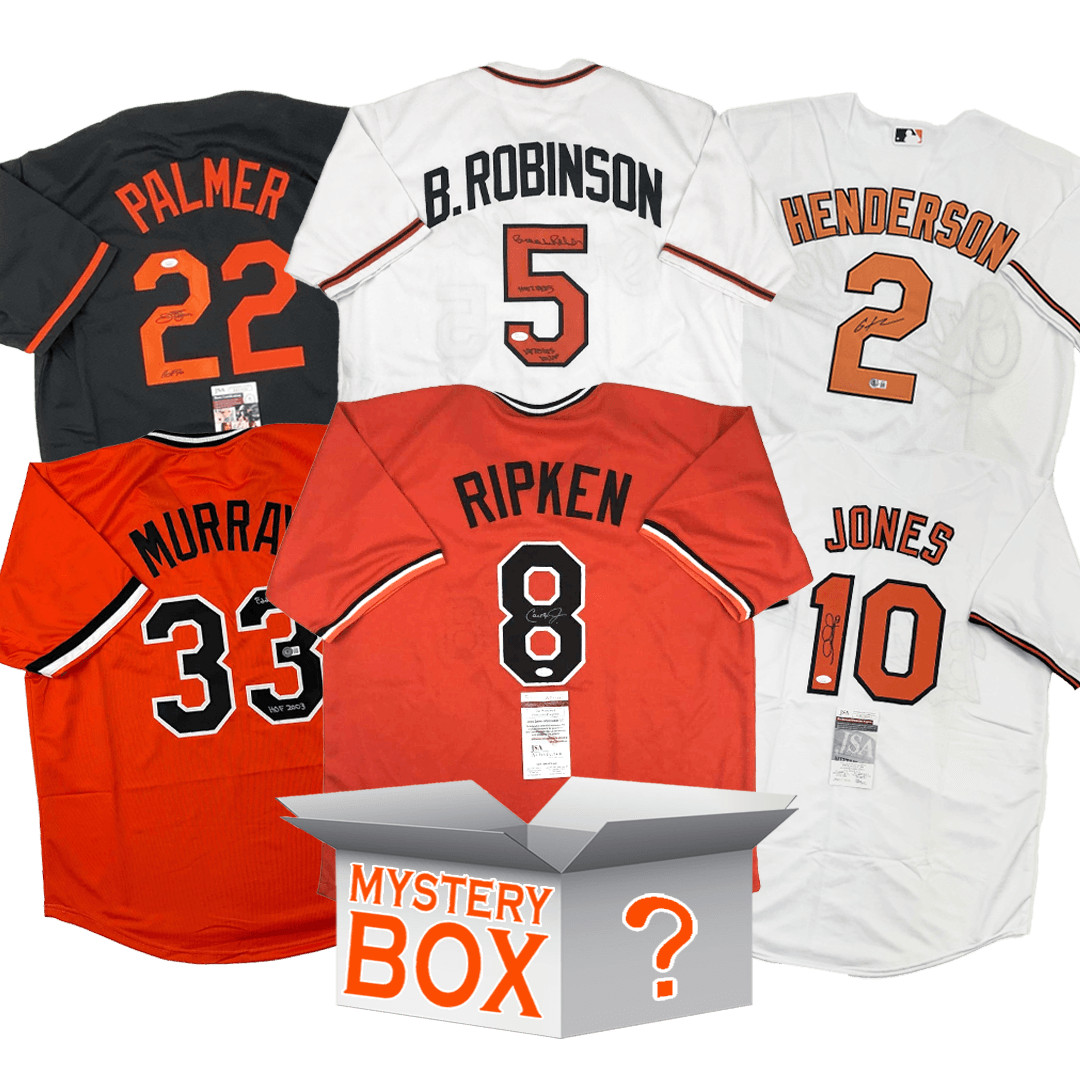 Autographed/Signed Baltimore Jersey Mystery Box PSA JSA or Beckett COA