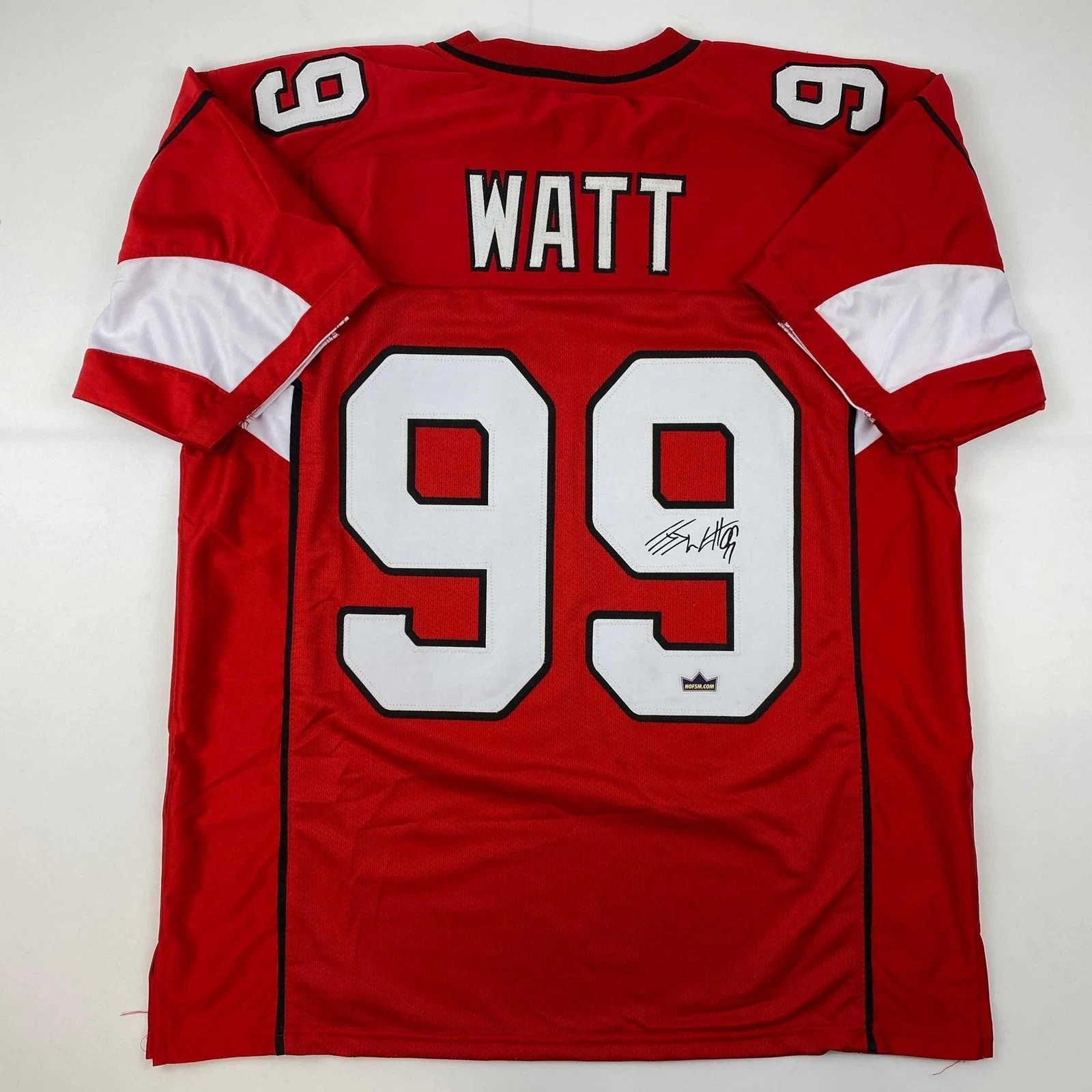 Facsimile Autographed JJ J.J. Watt Arizona Red Reprint Jersey Size Mens XL