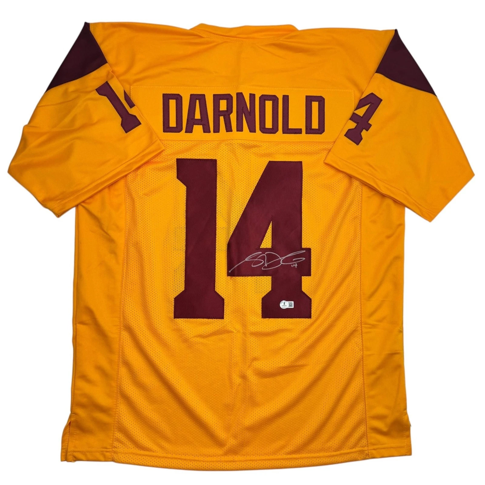 Autographed/Signed Sam Darnold USC Southen Cal Football Jersey BAS COA